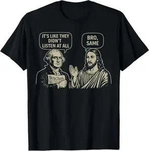 100% Cotton Vintage Its Like They Didnt Listen at All bro Same Meme T-Shirt