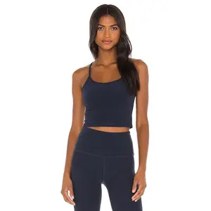 Beyond Yoga Spacedye Slim Racerback Tank in Nocturnal Navy