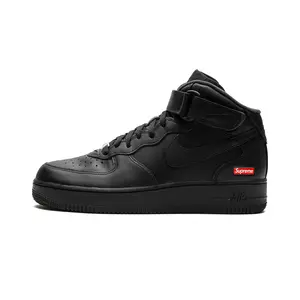 Air Force 1 Mid "Supreme - Mini Box Logo Black" FZ8784 001 Air Force 1 Mid "Supreme - Mini Box Logo Black" FZ8784 001