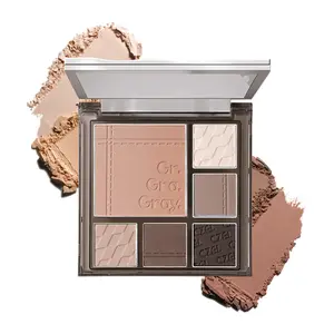 9-Color Neutral Eyeshadow Palette, Matte & Shimmer, Long-Lasting, Blendable, High-Pigment Eye Makeup for Daily & Party Use
