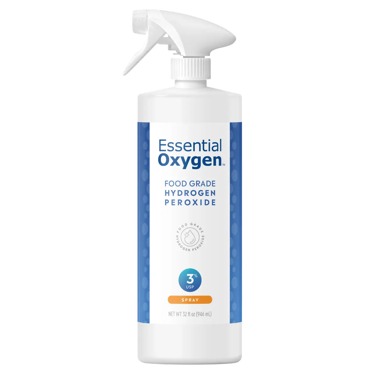 Food Grade Hydrogen Peroxide | 32 oz Spray All Purpose Liquid All Purpose Cleaner