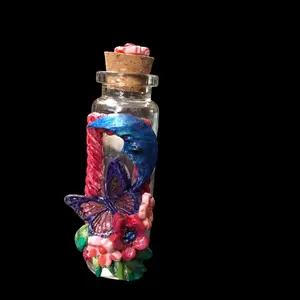 Moonlight Butterfly Spell Bottle