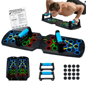 Push-Up Board, Portable Home  Set,Full-Body Workout upgraded version strength training accessory gym use bar training board indoor  home gym gym     fitness equipment gym  equipment  supplier fitness equipment hand grip strengthener resistance