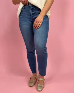 The Roman HR Slim Crop Straight Jeans