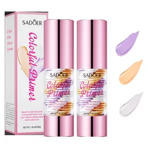 3 In 1 Transparent Face Primer, Hydrating Smoothing Makeup Base, Blurs Pores, Evens Skin Tone for Natural Sheer Finish