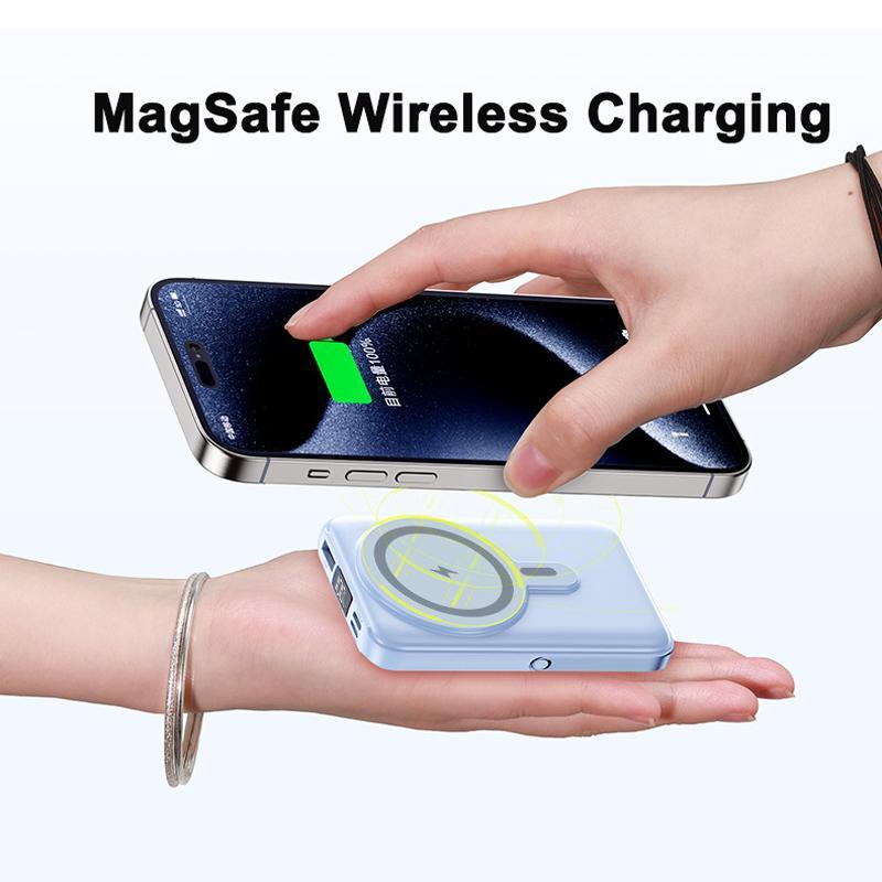 2026 New Flagship Launch portable charger. 22.5W Ultra-Fast Charging power bank. Sleek, mini & ultra-portable wireless charger. Ideal gift for Halloween, Christmas & Back to School season – perfect i phone charger choice.