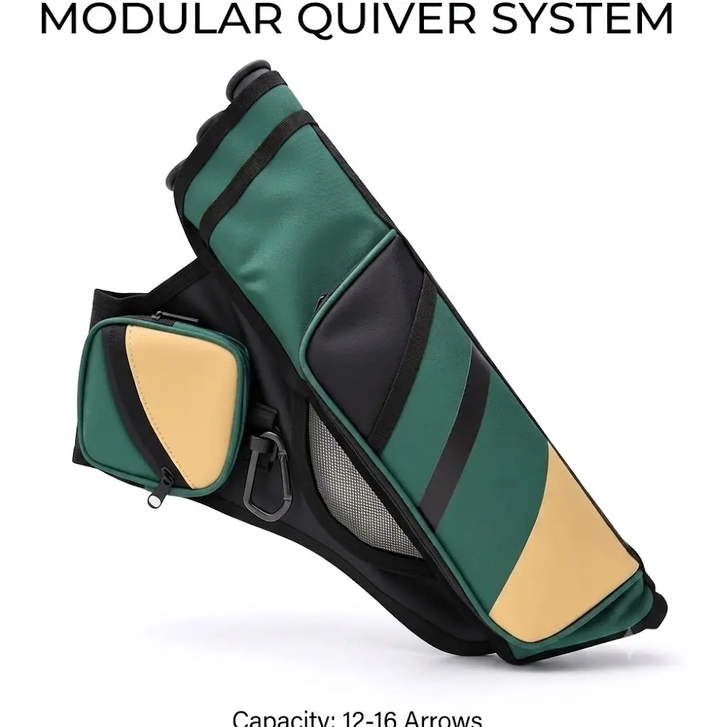 SNTXMY Lightweight Waist-Mounted Arrow Quiver, Durable Oxford Archery Storage Bag, Portable Hip Arrow Holder with Adjustable Belt for Outdoor Hunting & Target Shooting Practice