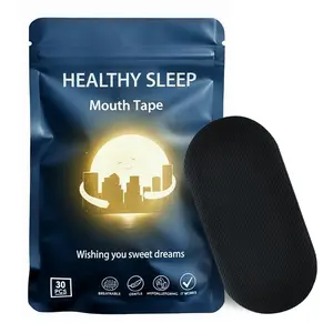 Hypoallergenic Mouth Tape for sleeping, one month supply , black and pink, gentle, adhesion & 30 Strips , Anti Snoring Sticker Snoring Relief Sticker ， aid ， Anti-Snoring Comfort Tape for Skin ，strong adhesive sleep strip， super breathable ， healthcare
