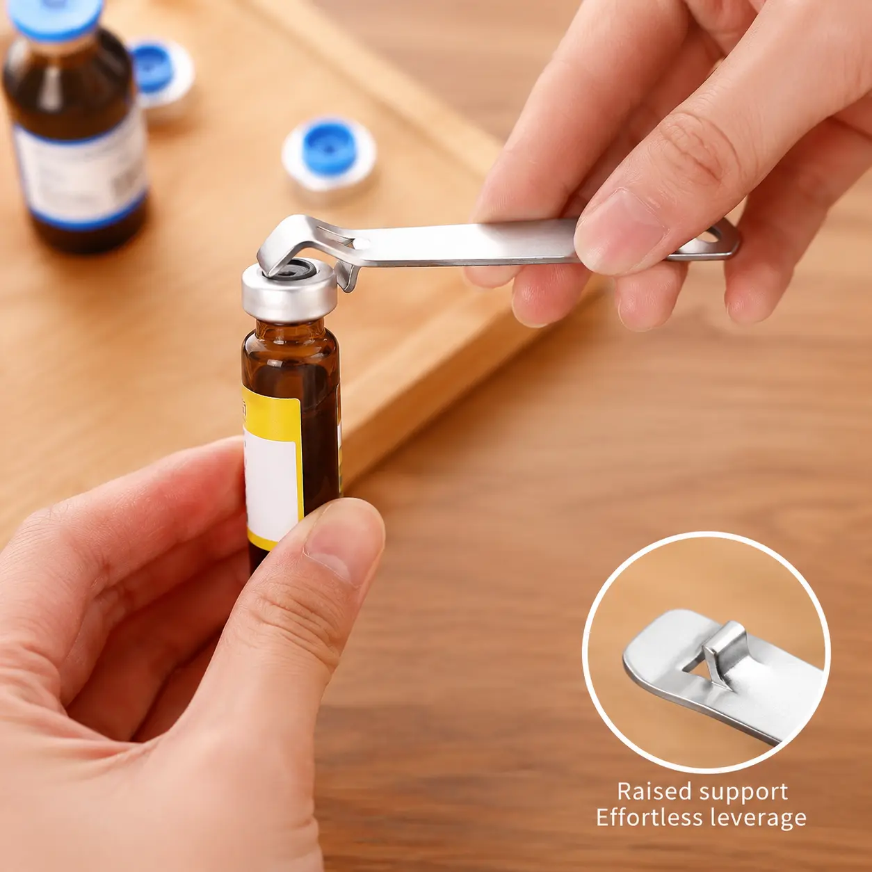 1 Piece Stainless Steel Bottle Opener, Smooth Polished Edge, Multi-purpose Tool for Opening Beer, Oral Liquid and Various Small Bottle Caps