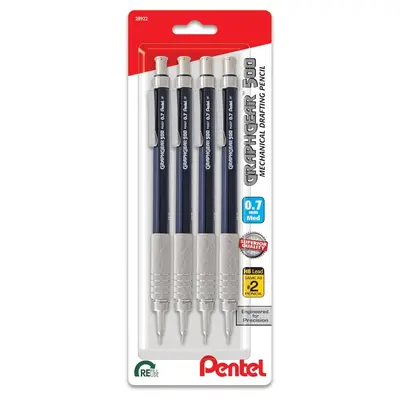 PENTEL Graphgear 1000 Drafting Mechanical Pencil (0.3MM/ 0.5MM/ 0.7MM PENTEL Graphgear 1000 Drafting Mechanical Pencil (0.3MM/ 0.5MM/ 0.7MM