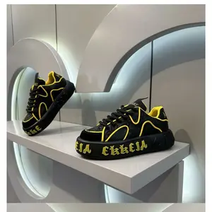 Bmuvlss Men's Height-Increasing Lift Shoes - Thick-Soled  Upper & PVC Sole,  Soft Insole, Height (Grow Several CMs) - Casual Sports Dad Sneakers for Short Men, Daily Wear & Social Events