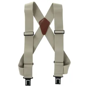 Perry Suspenders Men's 2 Inch Elastic Outback Side Clip Ubee Trucker Suspenders