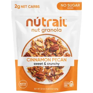 NuTrail Low Carb Keto Nut Granola, Cinnamon Pecan, 22 oz.