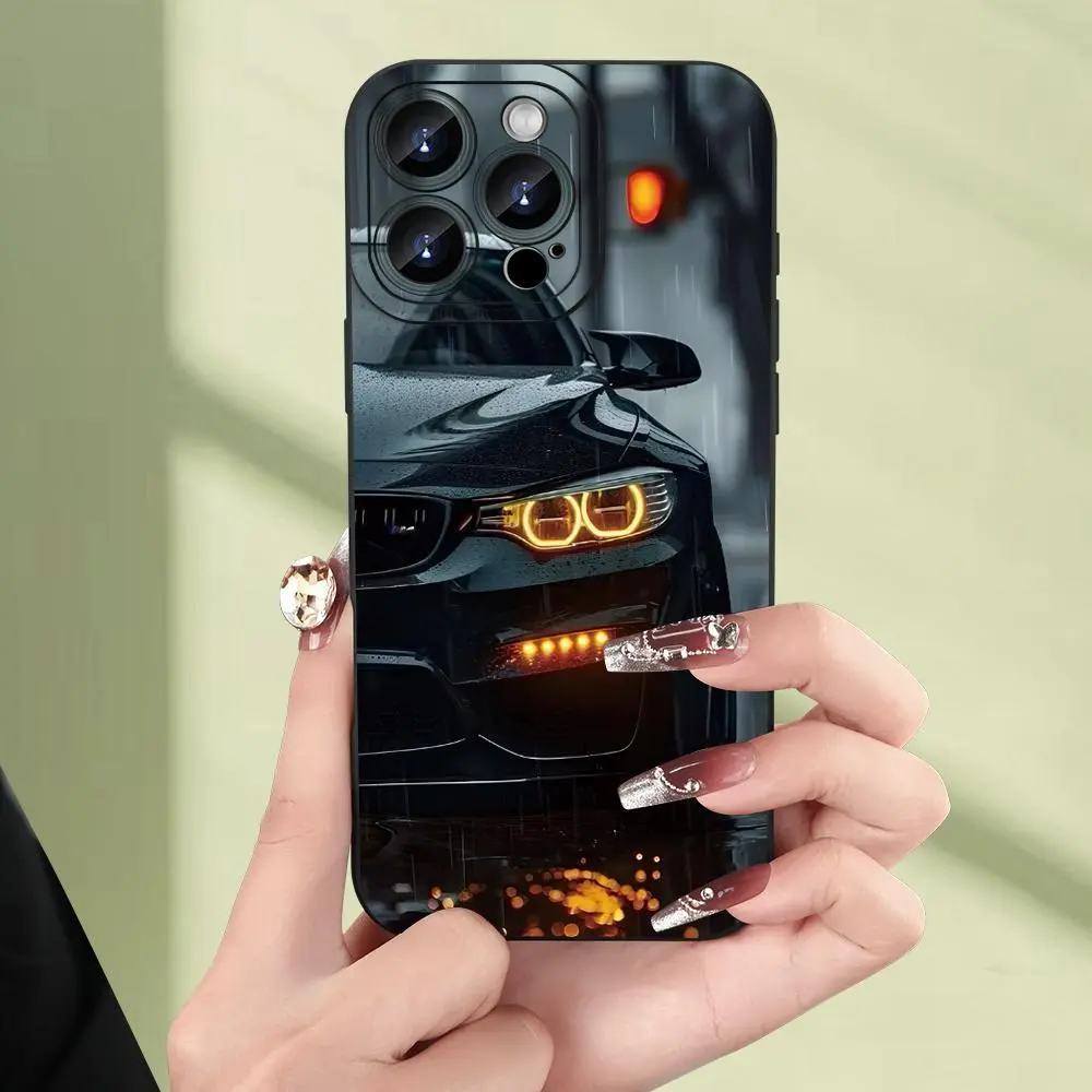 A  Selling Creative Cool Rain Car Pattern Phone Case, Suitable for Iphone 16/15/14/13/12/11/XS/XR/X/7/8 Plus/Pro/Max/Mini- Creative And Fashionable Design for Men And Women, a Gift for Friends, Family, Boyfriends, Girlfriends