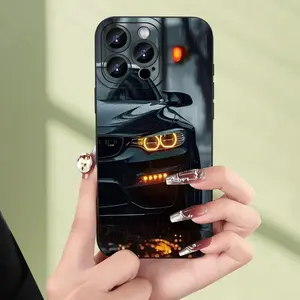 A  Selling Creative Cool Rain Car Pattern Phone Case, Suitable for Iphone 16/15/14/13/12/11/XS/XR/X/7/8 Plus/Pro/Max/Mini- Creative And Fashionable Design for Men And Women, a Gift for Friends, Family, Boyfriends, Girlfriends