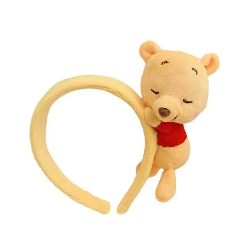Disney Mickey Mouse 3d Plush Headband, Playful Cartoon Hair Accessory For Theme Park Trips & Sightseeing Outfits