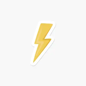 Lightning Bolt Sticker