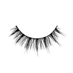 House of Lashes Yumi False Eyelashes, Full Length Strip with Spiky Clusters Anime Doll Eye Makeup Eyelash Extension Look featuring a Clear comfortable band