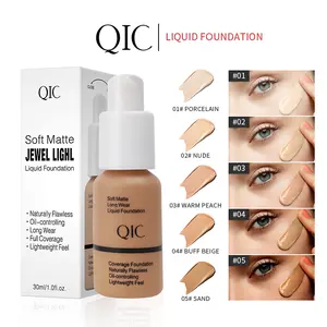 Long-Lasting Foundation, 24-Hour Wear, Waterproof And Sweat-Resistant Formula, Creamy Texture, High Coverage, Provides A Smooth And Flawless Complexion, Suitable For All Skin Types.