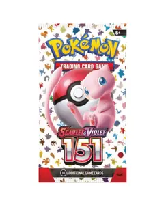 Pokémon Scarlet & Violet 151 Booster Pack - 10 Additional Game Cards with Updated Artwork & Ultra Rare Cards
