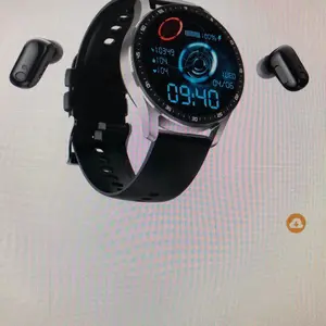 Smart watch with earbuds, 2 in 1 Bluetooth earphones and smart watch, fitness tracker with blood oxygen heart rate sleep monitor, long time