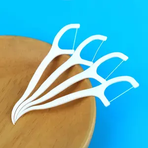 1 Box of 50 Disposable Floss Picks – Angled Design & Mint Wax for Quick Oral Hygiene On The Go