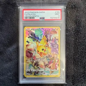 PSA 9 Pikachu / Sword & Shield Crown Zenith Promo