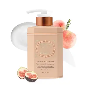 Perfume Body Lotion for Women Fig Peach Oolong Tea (16.93oz/480ml) - Hydrating Vegan Moisturizer for Sensitive Dry Skin - Korean Skin Care - Gentle, Soothing, Non-Greasy, Fragrance, Fig Fruity Scent