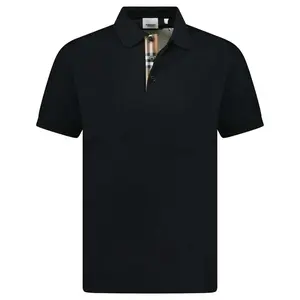 Burberry Hartford Check Placket Polo Black (men) by StockX