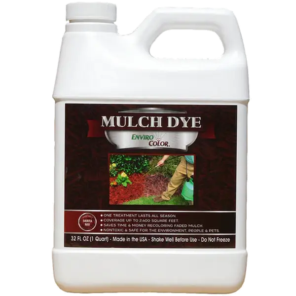 Sierra Red Mulch Dye | 2,400 SQ. FT - 32 OZ Sierra Red Mulch Dye | 2,400 SQ. FT - 32 OZ