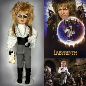 #63 Jareth The Goblin King Handmade Character Doll by Erika’s Emporium Inspired by Labyrinth