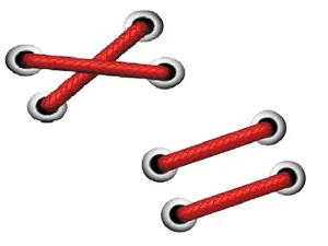 Tie Stitches Graphic Car Decal Sticker, Fun Bandage Decal for Bumper, Trunk, Window, Side, Boo Boo Wound Decal