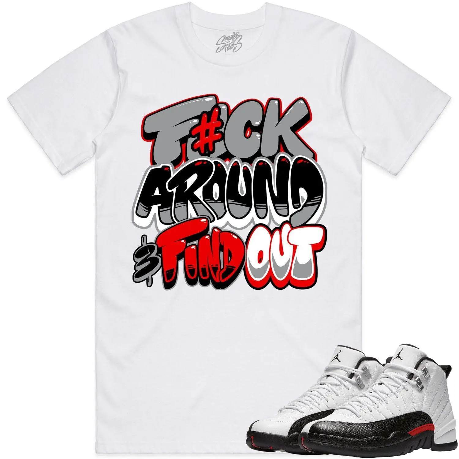Jordan 12 Red Taxi 12s Shirt To Match Sneaker Fuch Around