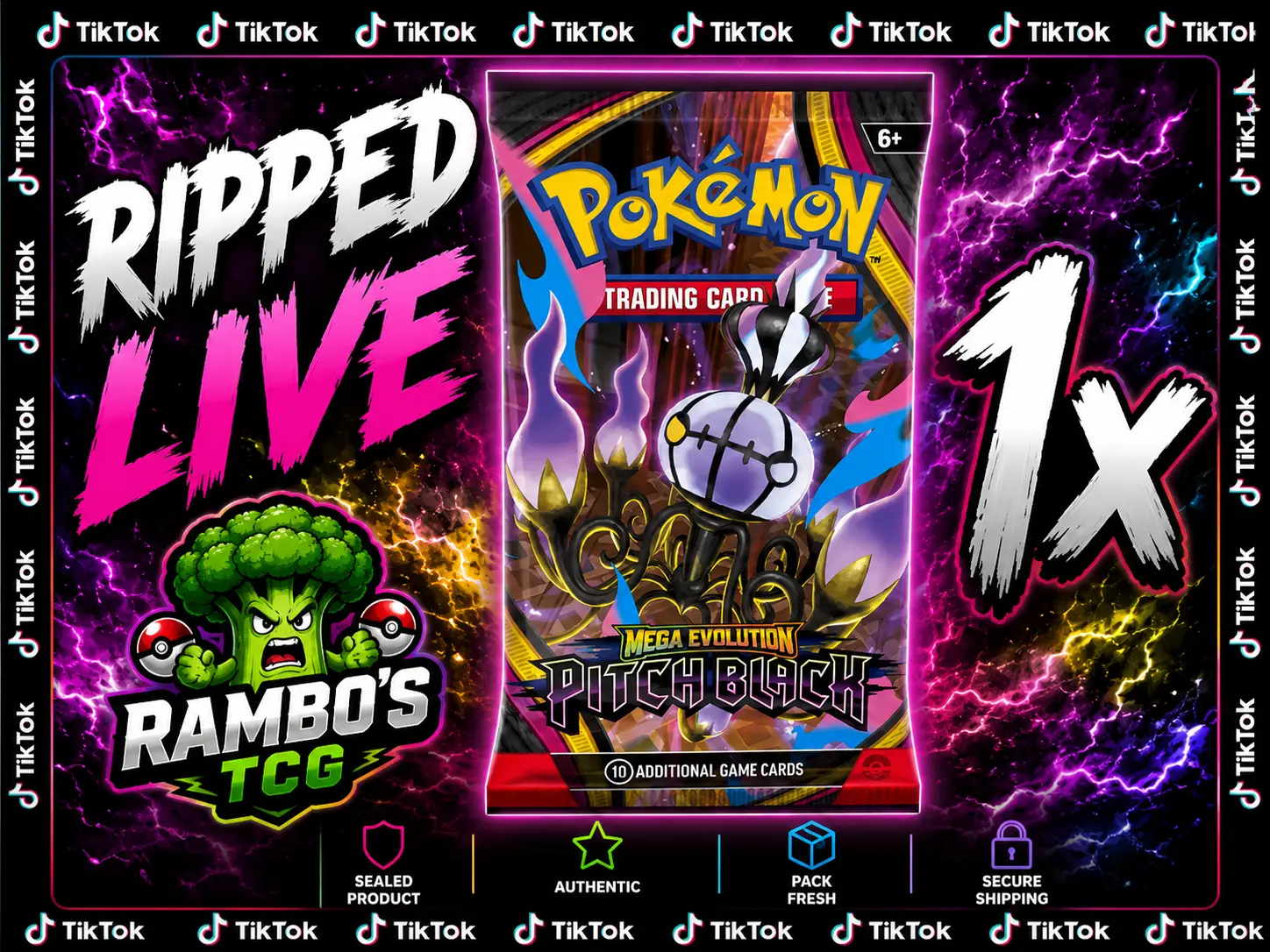 Pitch Black Booster Pack x1
