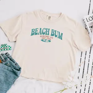 Beach Bum Shirt Comfort Colors Surfing Tee Beach Bum Tshirt Summer Shirt Summer Surf Boxy Tee Beach Vacation Trip Souvenir Gift