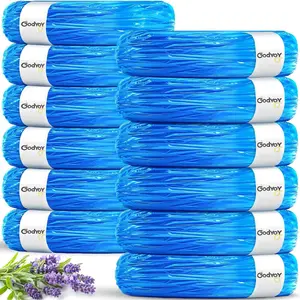 12 Cat Litter Refill Bags Compatible with Litter Genie XL+/XL/Plus/Standard Pail, Extra 10% Length 27 Months Use Time, Super Odor Control, Plant Scented, Cartridge NOT Included