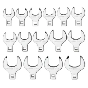 Platinum PLT-99370 15 Piece SAE 0.50 in. Drive Jumbo Crowfoot Wrench Set