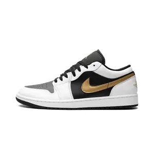 Air Jordan 1 Low "Gold Swoosh" 553558 172