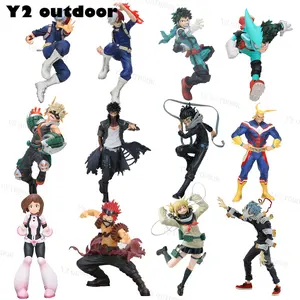 13-20CM Anime My Hero Academia Figure Midoriya Izuku Bakugou Katsuki Todoroki Shouto Figure No Hero Boku Figure PVC Action Toys