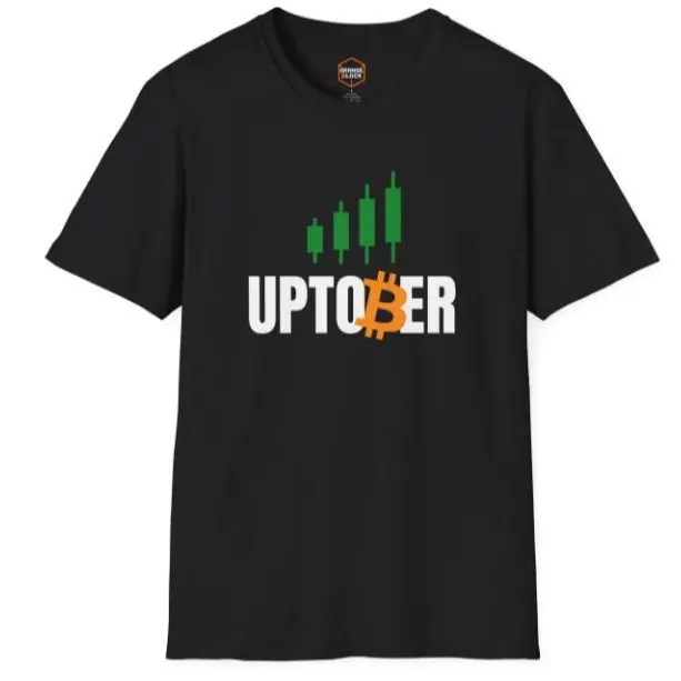 UPTOBER Bitcoin Crypto Shirt, funny crypto market rally tee, btc investor outfit, unisex blockchain t shirt for men women