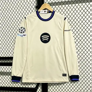 25 26 Away Long-Sleeved Casual Football Jersey