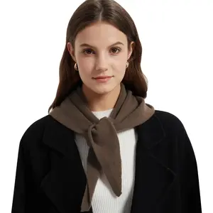 Merino  Triangle Scarf for Women Winter  Gaiter Warmer Knit Hooded Scarf Soft Warm  Wrap
