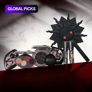 Girlcult Portable Makeup Set, 5 Counts/set Eyeshadow & Blush & Lipstick & Mirror, Professional Makeup Set for Women & Girls, Eyeshadow Palette, Makeup Palette Set, Valentine's Day, Gift for Her, Makeup Products, Makeup, Cosmetic, Makeup Set Kit #TOP PICKS