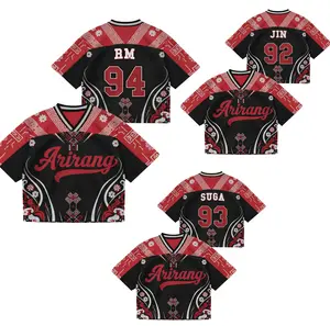 Custom Bangtan World Tour Comeback Football Jersey | Personalized BT21 Jersey | KPOP Merch  Gift for ARMY Outfit for Fan Concert