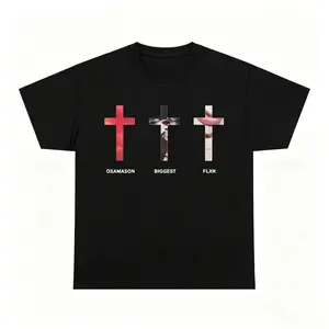 🎤 [100% Cotton] Osamason Biggest Flxr Flex Music Graphic Tee Fashion Shirt – Vintage Hip Hop Y2K Streetwear T-Shirt for Men & Women, Oversized Casual Music Fan Outfit Apparel, Soft Breathable TikTok Viral Summer Concert Gift Top S-3XL
