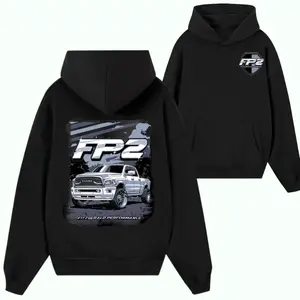 FP2 Fitzgerald Performance Hoodie – Custom Lifted Truck Graphic Pullover for Diesel & Truck Enthusiasts, Street-Style Off-Road Apparel, Bold FP2 Ram Truck Sweatshirt