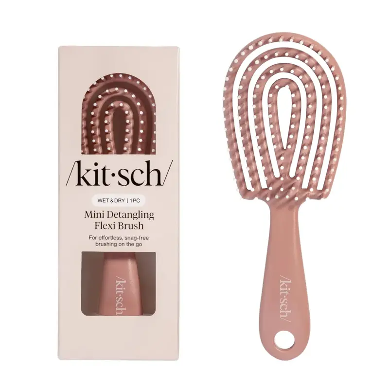 Kitsch Terracotta Detangling Flexi Brush - Mini Anti Tangle