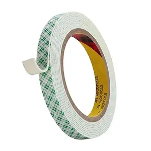 3M Double Sided Foam Tape 4026 0.5" x 10FT White Double Coated Urethane Adhesion Polyurethane for Bonding and Nameplate Use Strong Adhesive High Strength Glue