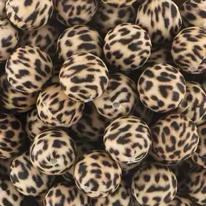 Feeling Friskie Printed 15mm Silicone Bead Set of 3