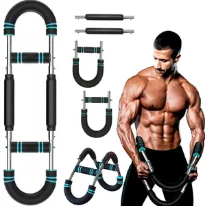 Adjustable Spring Resistance Arm Chest Exerciser, Detachable Portable Grip Strength Trainer, Adjustable Exercise Machine for Home Gym, Outdoor Fitness #fitnessessential